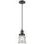 Franklin Restoration Canton 5" Bronze Corded Mini Pendant w/ Seedy Sha