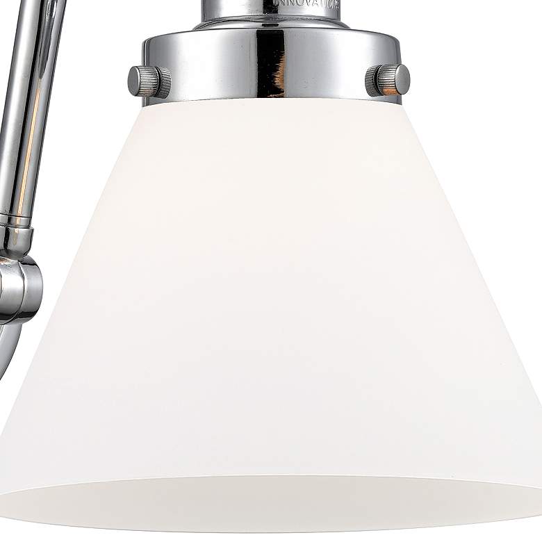 Image 2 Franklin Restoration Cone 11"H Polished Chrome Wall Sconce more views