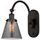 Franklin Restoration Cone 6" Incandescent Sconce - Bronze - Smoke Shad
