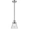 Franklin Restoration Cone 6" LED Mini Pendant - Polished Nickel - Seed