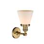3_Franklin Restoration Cone 6" LED Sconce - Brass Finish - Matte White S more views