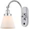 Franklin Restoration Cone 6" LED Sconce - Chrome Finish - Matte White