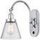 Franklin Restoration Cone 6" LED Sconce - Chrome Finish - Seedy Shade