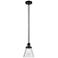 Franklin Restoration Cone 6" LED Mini Pendant - Matte Black - Seedy