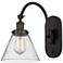 Franklin Restoration Cone 8" LED Sconce - Bronze Finish - Seedy Shade