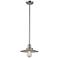 Franklin Restoration Halophane 9" LED Mini Pendant - Nickel - Halophan