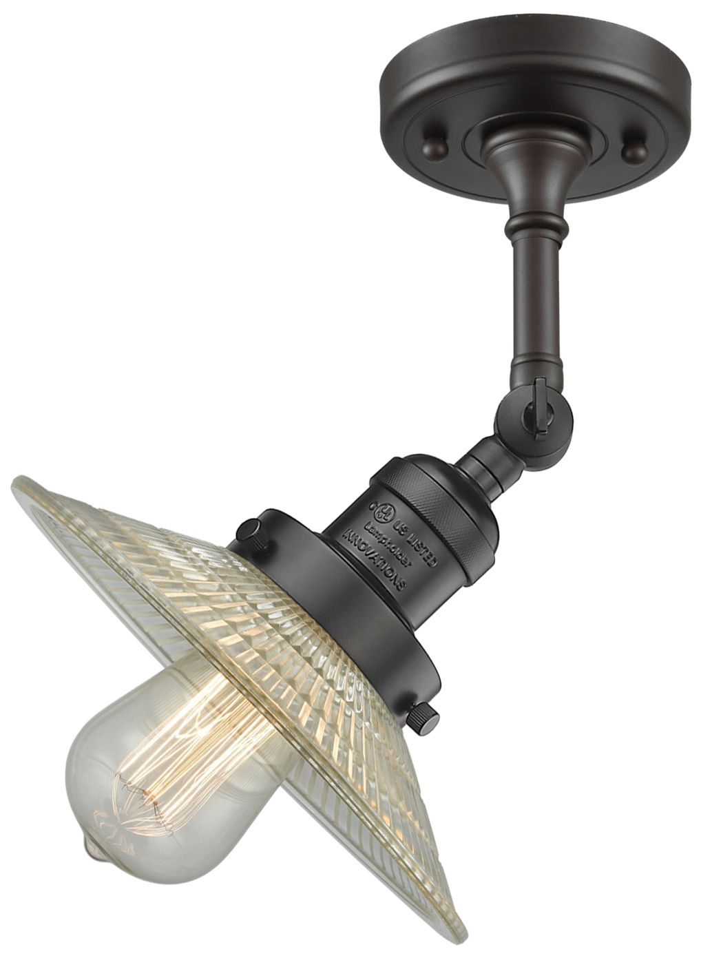 Image 3 Franklin Restoration Halophane 9" LED Sconce - Bronze - Clear Shade more views