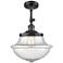 Franklin Restoration Oxford 12" LED Semi-Flush - Oil Rubbed Bronze -