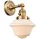 Franklin Restoration Oxford 12"H Brushed Brass Wall Sconce