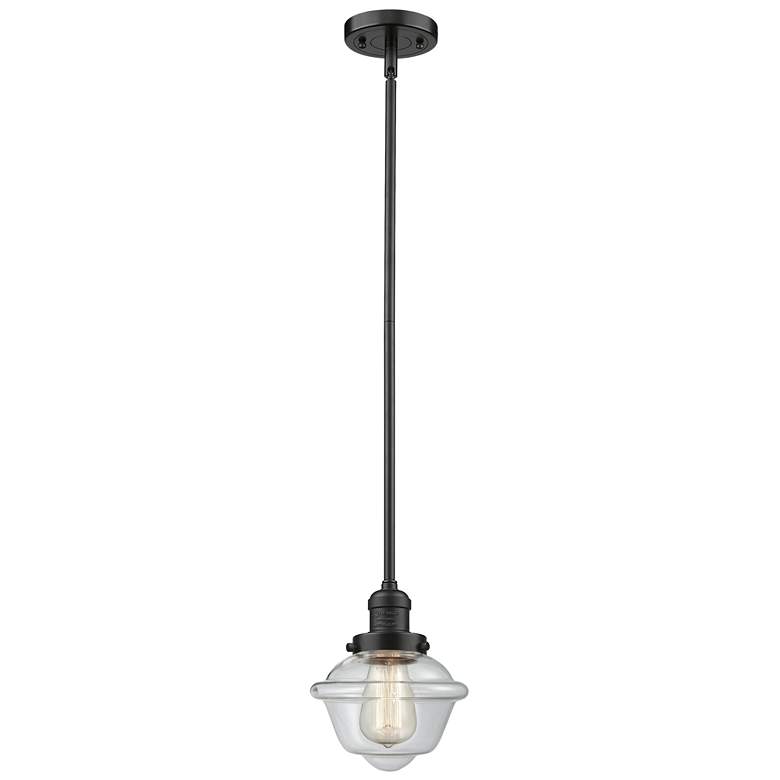 Image 1 Franklin Restoration Oxford 8" LED Mini Pendant - Oil Rubbed Bronze -