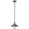 Franklin Restoration Railroad 8" LED Mini Pendant - Satin Nickel