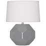 Franklin Smoky Taupe Glazed Ceramic Accent Table Lamp