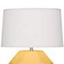Franklin Sunset Yellow Glazed Ceramic Accent Table Lamp