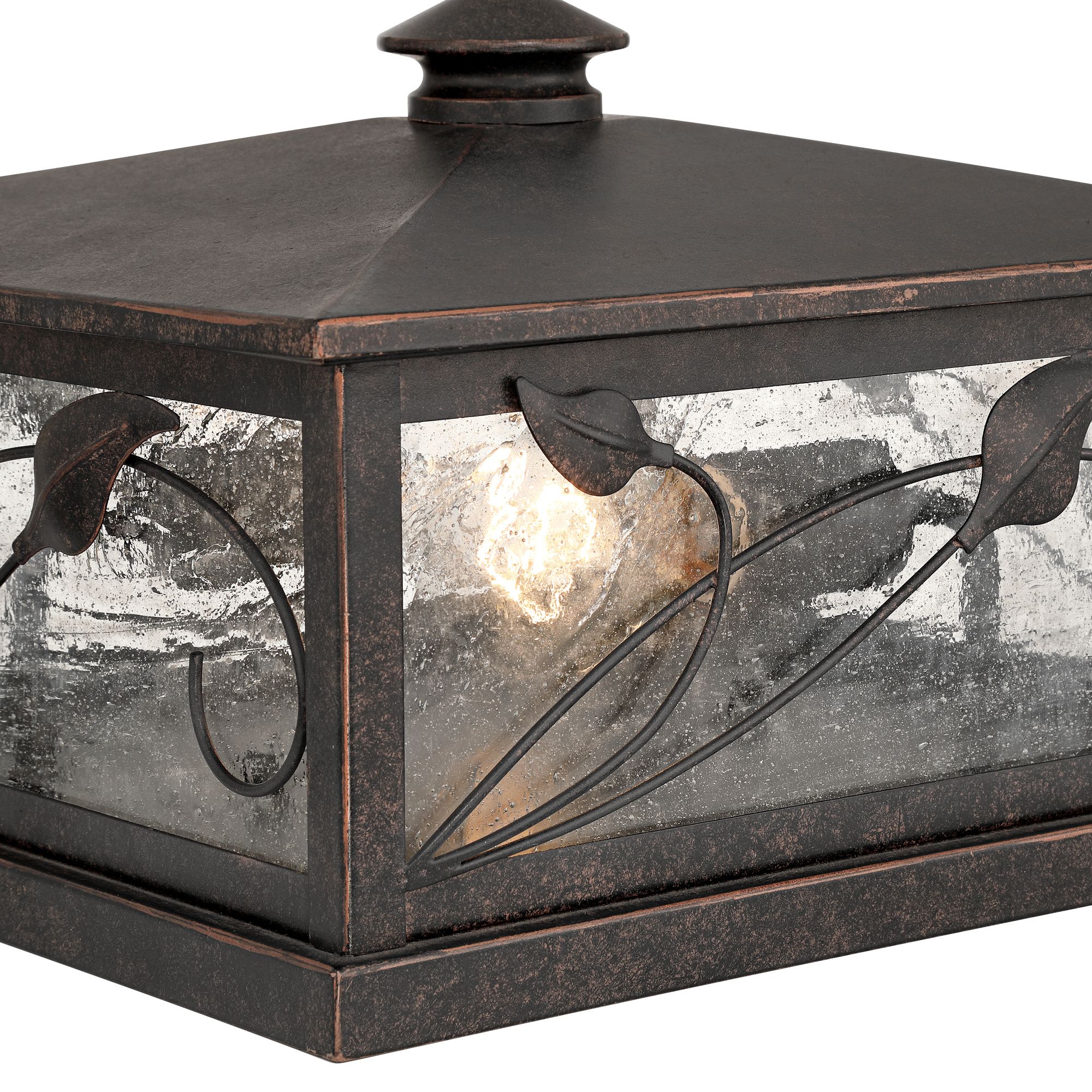 Image 2 Franlin Iron Works French Garden 13" Wide Bronze Pier Mount Light more views