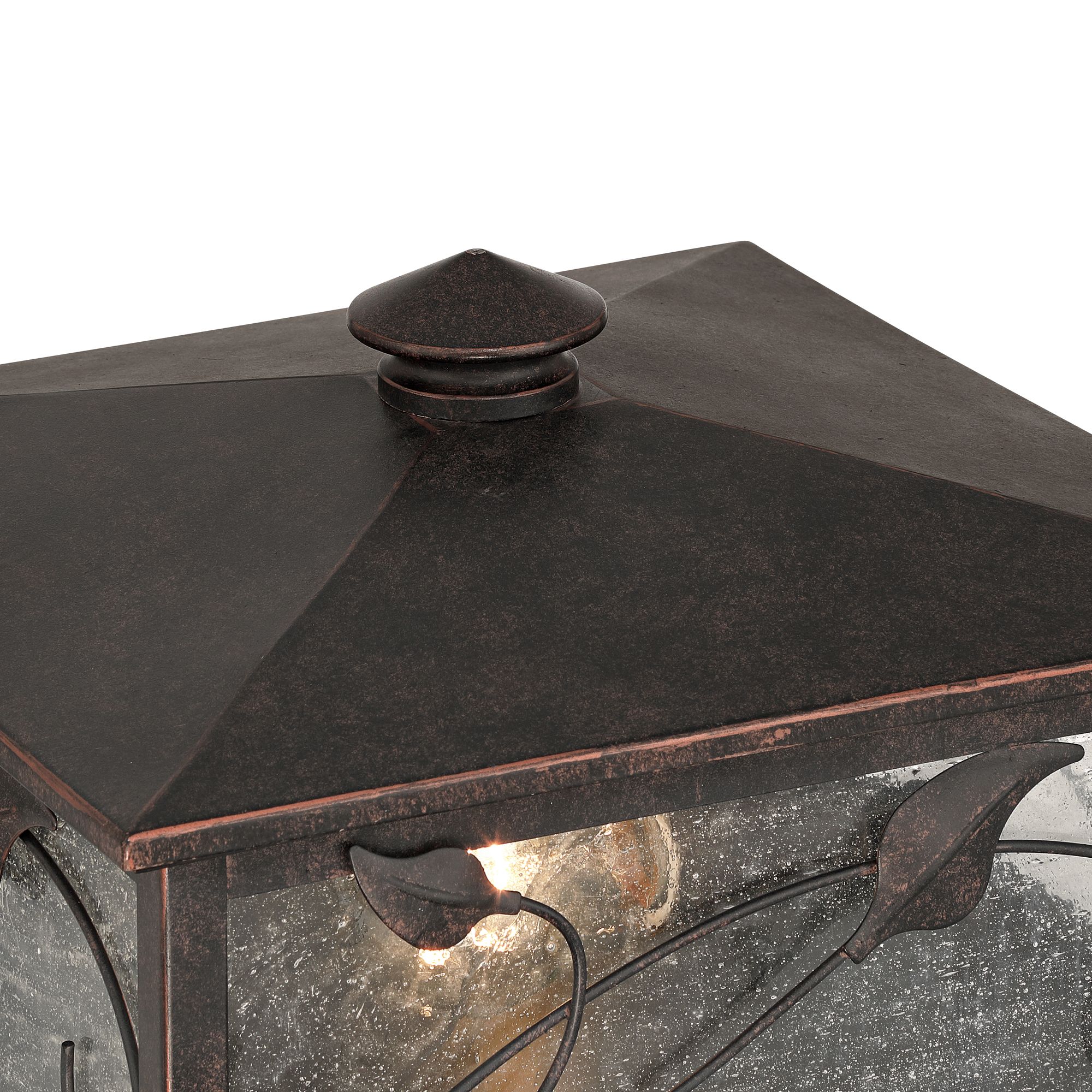 Image 3 Franlin Iron Works French Garden 13" Wide Bronze Pier Mount Light more views