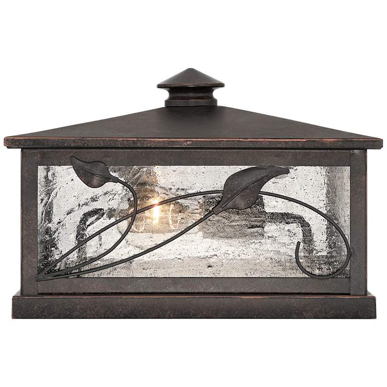 Image 5 Franlin Iron Works French Garden 13" Wide Bronze Pier Mount Light more views