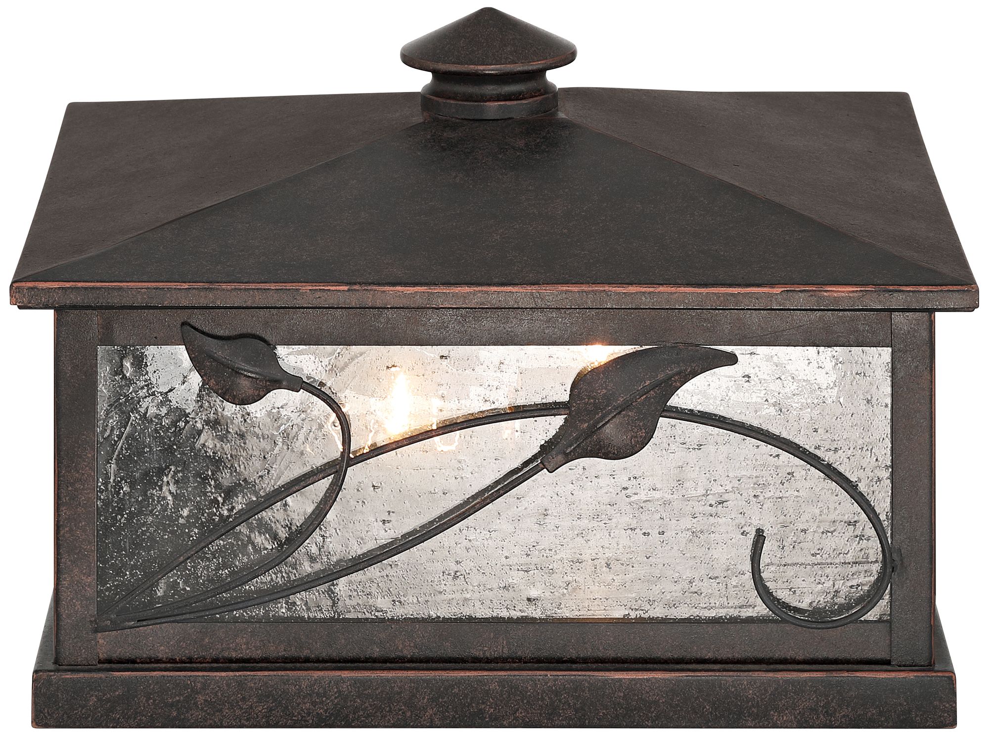 Image 6 Franlin Iron Works French Garden 13" Wide Bronze Pier Mount Light more views