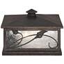 6_Franlin Iron Works French Garden 13" Wide Bronze Pier Mount Light more views