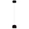 Frascati 4.5" Wide Matte Black LED Mini-Pendant