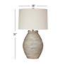 6_Fraser Distressed Cream Cement Table Lamp more views