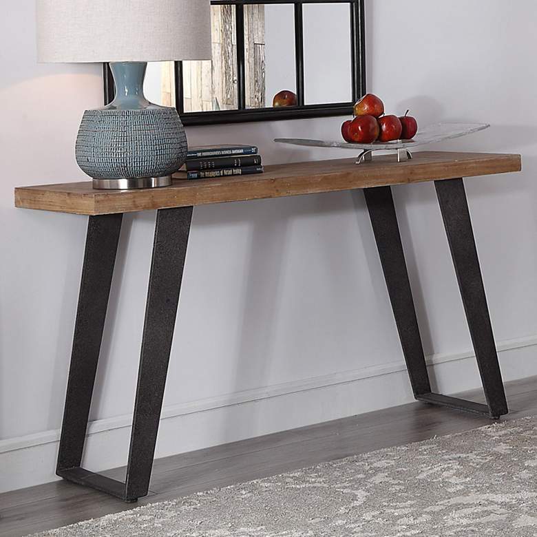 Image 1 Freddy Weathered Console Table