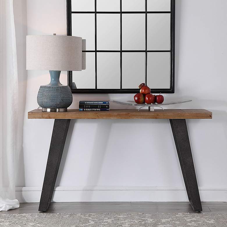 Image 3 Freddy Weathered Console Table more views