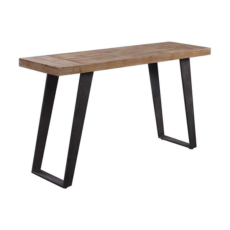 Image 4 Freddy Weathered Console Table more views