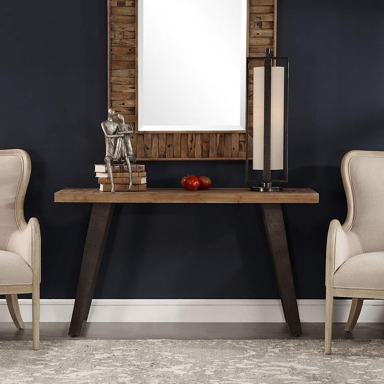 Image 7 Freddy Weathered Console Table more views