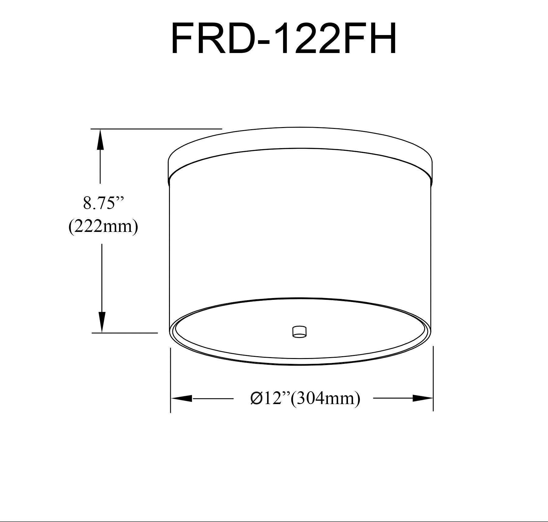 Image 2 Frederica 12"W 2 Light Polished Chrome Flush Mount With White Shade more views