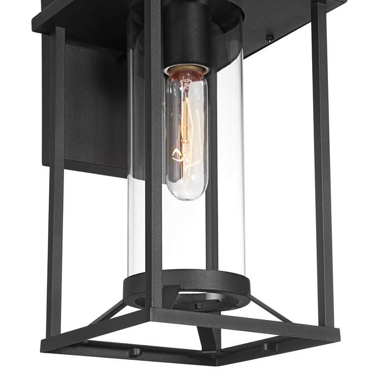 Image 4 Frederick 15 1/2" High Sand Black Outdoor Wall Light Set of 2 more views