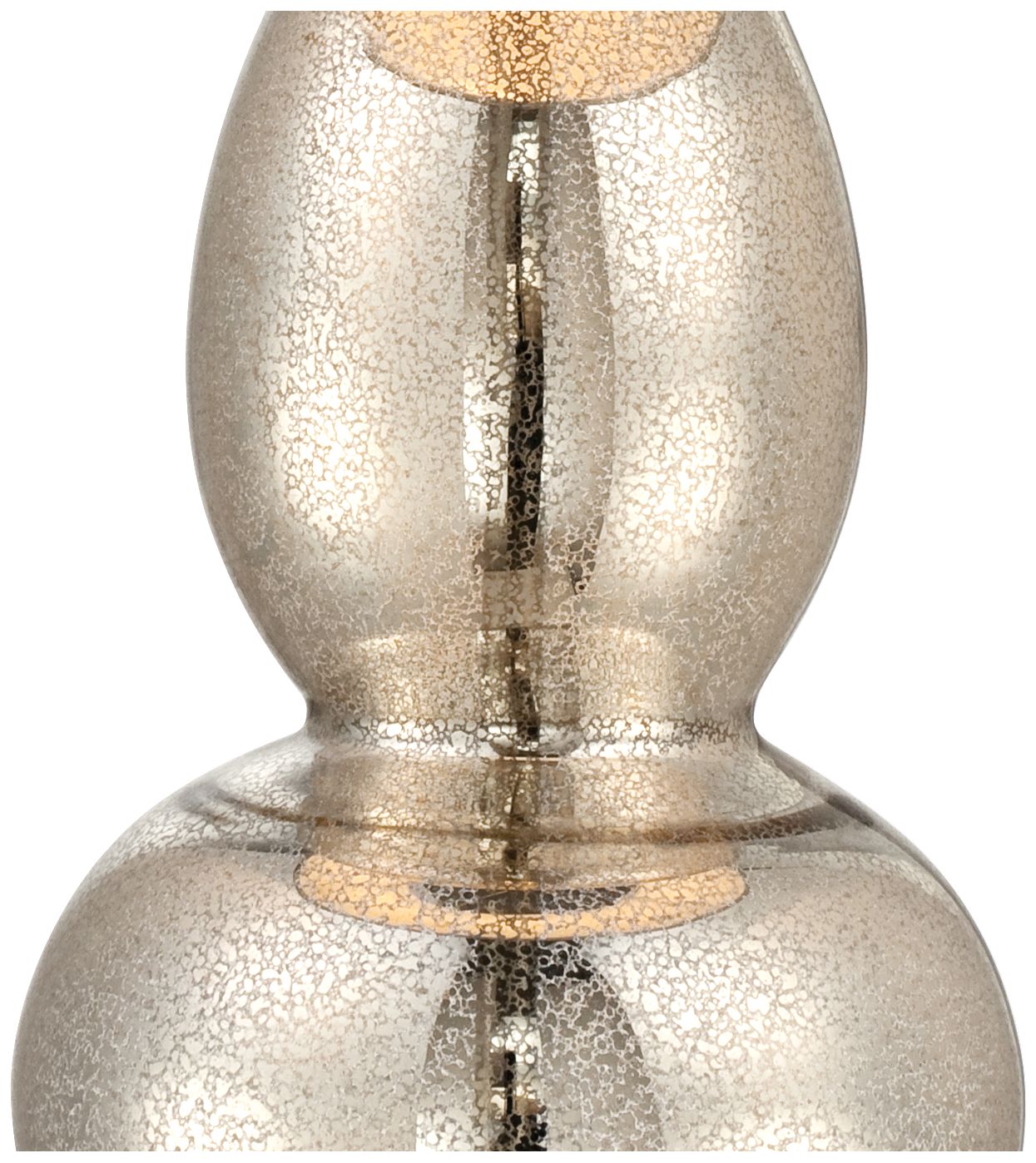 Image 5 Frederick 30 1/2" High Double Gourd Mercury Glass Table Lamp more views