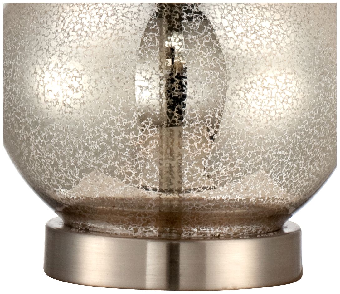 Image 6 Frederick 30 1/2" High Double Gourd Mercury Glass Table Lamp more views