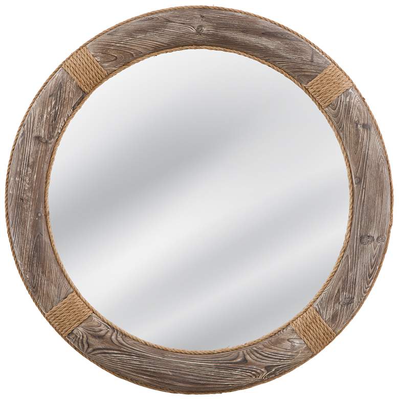 Image 1 Frederick 44 inchH Rustic Styled Wall Mirror
