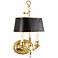 Frederick Cooper Demetrius Antique Brass Plug-In Wall Sconce