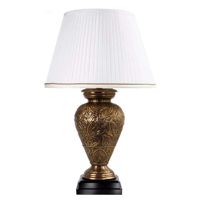 Image 1 Frederick Cooper Dominea Repousse Blossoms Table Lamp