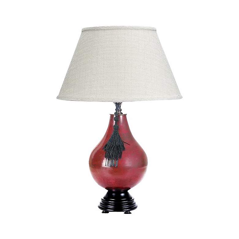 Image 1 Frederick Cooper Joan Red Tassel Table Lamp