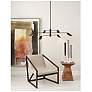4_Frederick Ramond Bowery 50" Black 6-Light Modern Chandelier more views