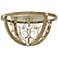 Fredrick Ramond Abingdon 24 1/4" Wide Silver Leaf Bowl Ceiling Light