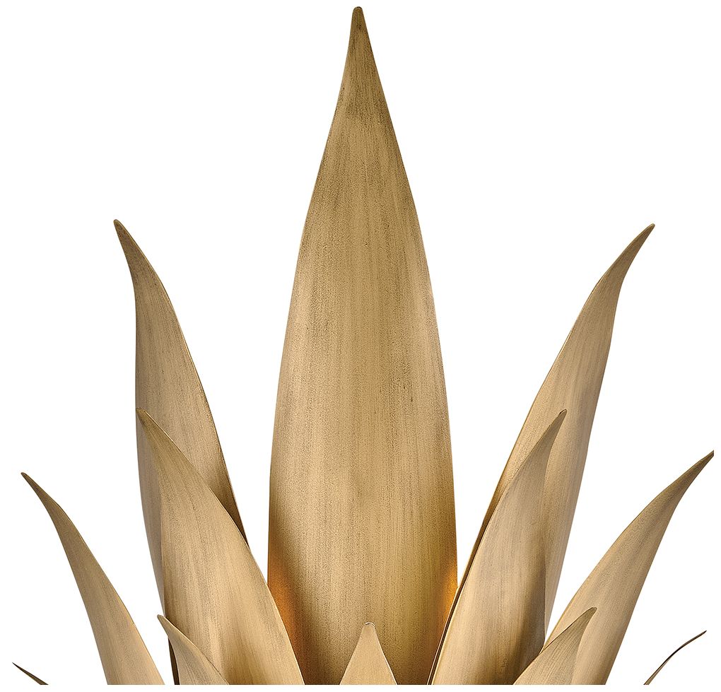 Image 4 Fredrick Ramond Agave 20 3/4"H Burnished Gold Wall Sconce more views