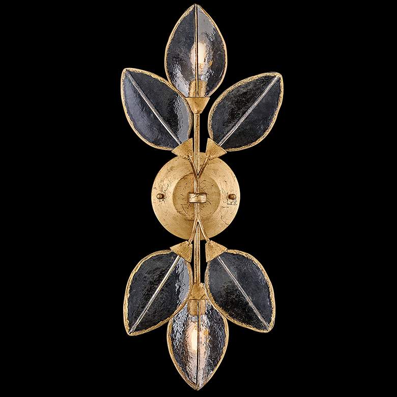 Image 2 Fredrick Ramond Amira 25 1/4" High Brass 2-Light Wall Sconce more views