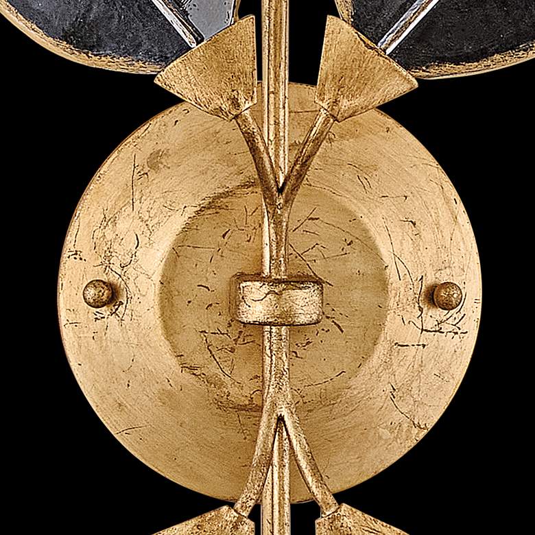 Image 4 Fredrick Ramond Amira 25 1/4" High Brass 2-Light Wall Sconce more views