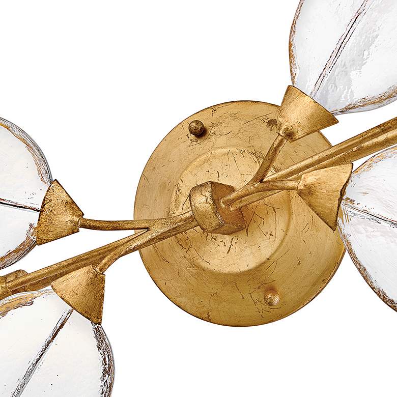 Image 5 Fredrick Ramond Amira 25 1/4" High Brass 2-Light Wall Sconce more views