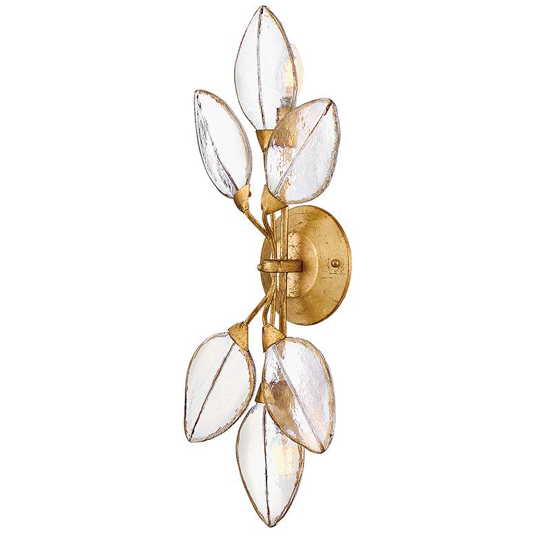 Image 7 Fredrick Ramond Amira 25 1/4" High Brass 2-Light Wall Sconce more views