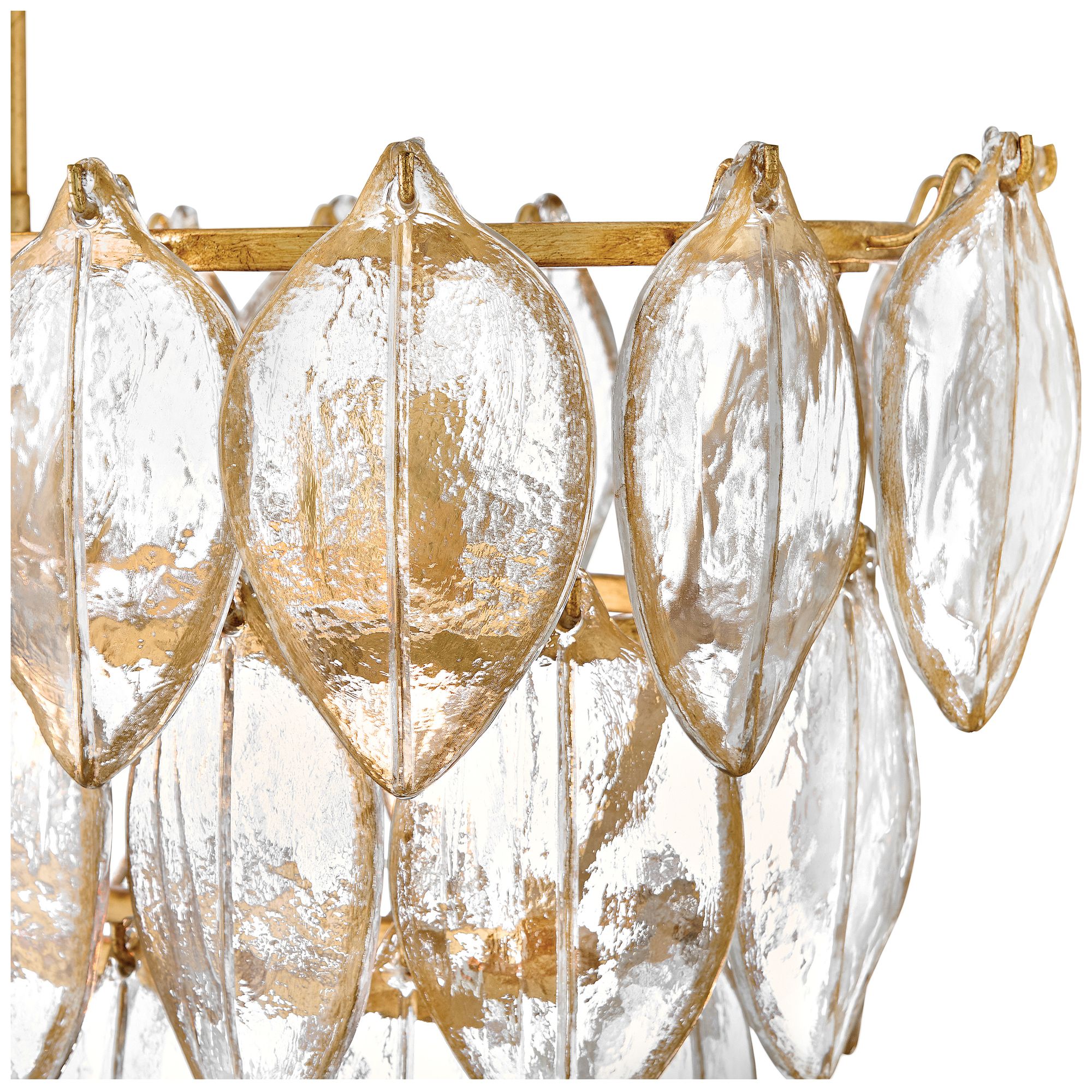 Thumbnail4 of Fredrick Ramond Amira Medium Five Light Linear 45" Distressed Brass more views