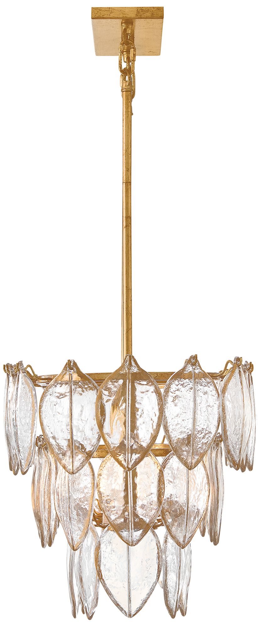 Fredrick Ramond Amira Medium Five Light Linear 45" Distressed Brass