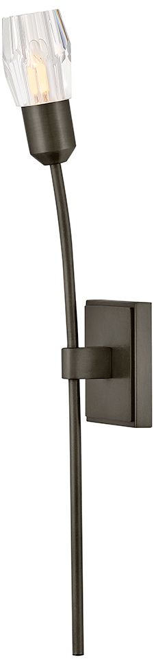 Fredrick Ramond Atera Large Single Light Sconce 25.75" Black Oxide