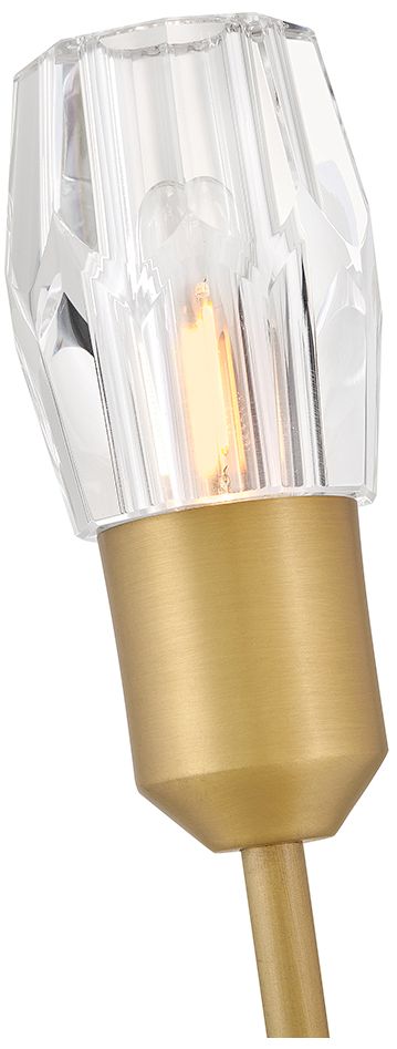 Image 3 Fredrick Ramond Atera Large Single Light Sconce 25.75" Heritage Brass more views