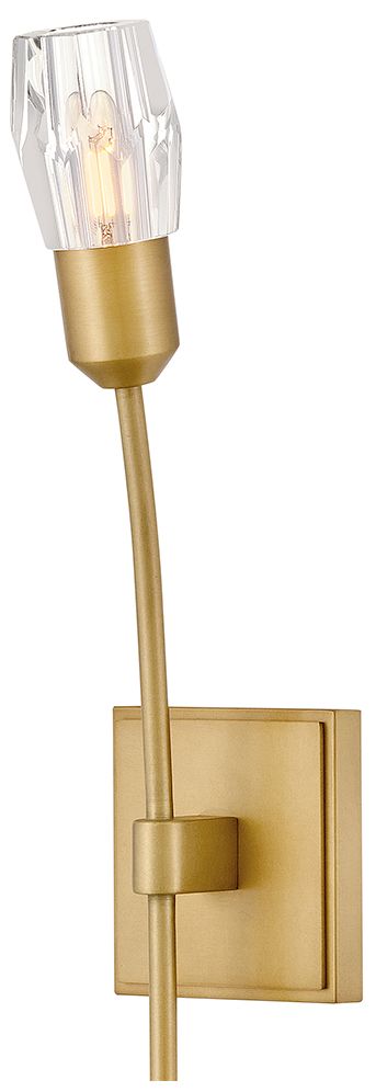 Image 4 Fredrick Ramond Atera Large Single Light Sconce 25.75" Heritage Brass more views