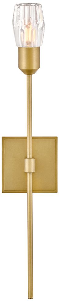 Image 6 Fredrick Ramond Atera Large Single Light Sconce 25.75" Heritage Brass more views