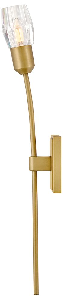 Image 7 Fredrick Ramond Atera Large Single Light Sconce 25.75" Heritage Brass more views